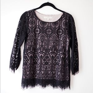 Loft lace top
